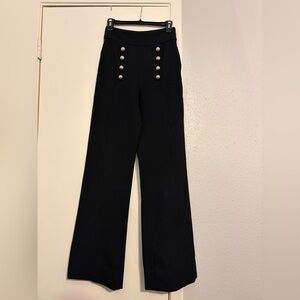 Joie Ardina Wide Leg Pants in Black. NWT. Size 2. Retail- $278